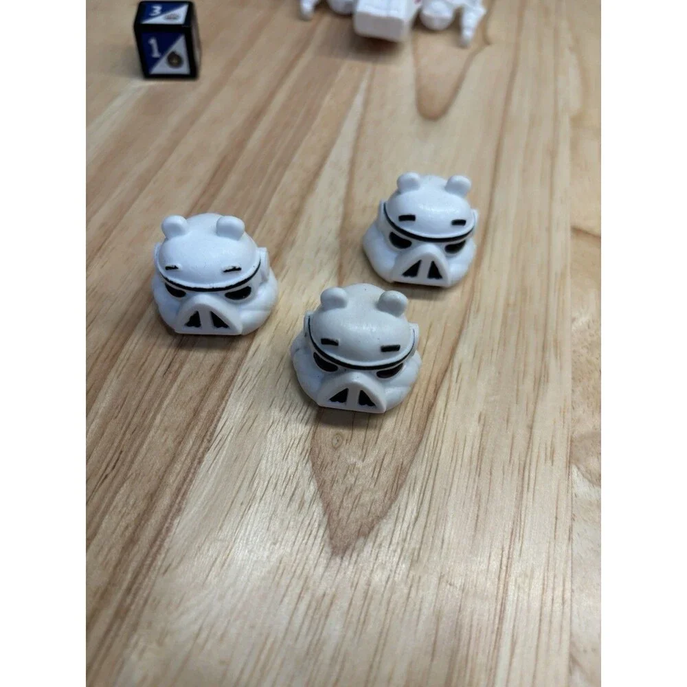 Hasbro Angry Birds Star Wars Jenga (3) Storm Troopers Launcher & Die Collectable
